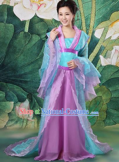 Ancient Chinese Tang Dynasty Girl Clothing Complete Set