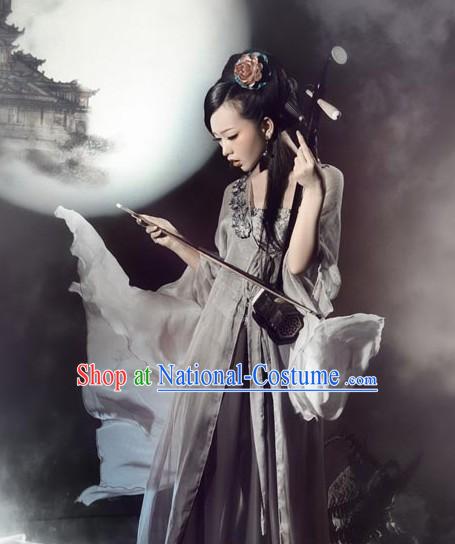 Ancient Chinese Photography Musician Costumes for Women