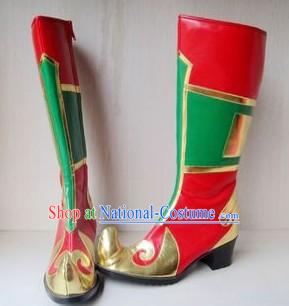 Mongolian Dancing Long Boots for Women