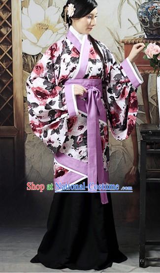 Ancient Chinese Floral Costumes Skirt for Women