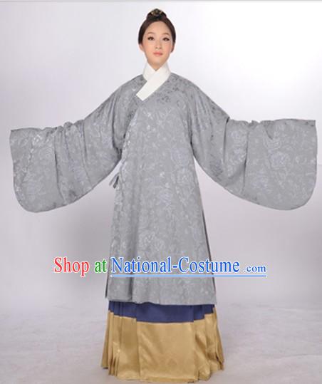 Ancient Chinese Ming Dynasty Jacket and Skirt for Girls