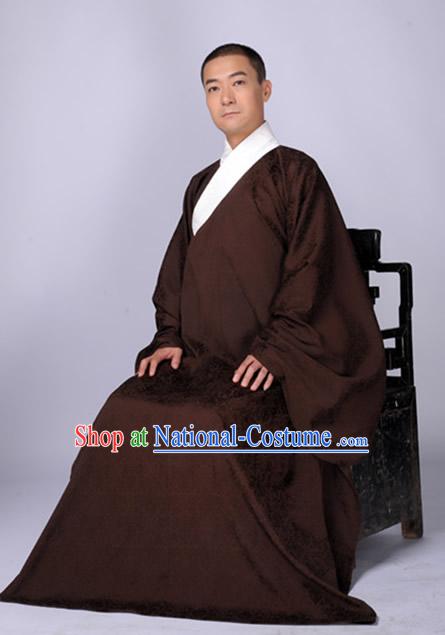 Traditional Chinese Cotton Robe for Men