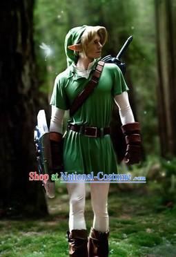 Legend Of Zelda Link Cosplay Costumes Complete Set