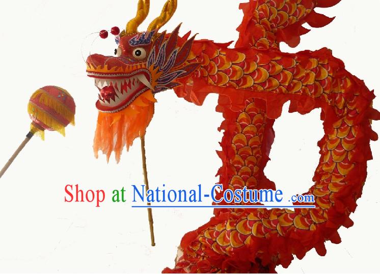 37 Meters Long Chinese Classical Dragon Dancing Costumes for 18 Adults