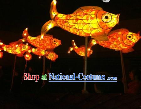 Traditional Chinese New Year Fish Carp Lanterns