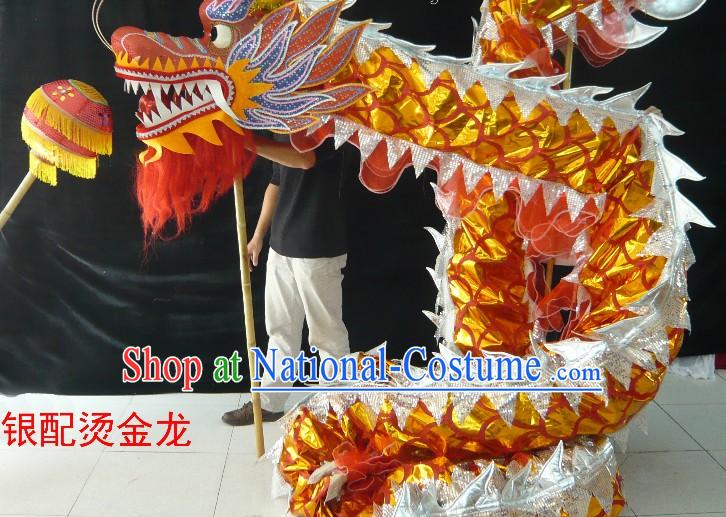 Shinning Competition and Parade Dragon Dance Costumes for Nine to Ten People