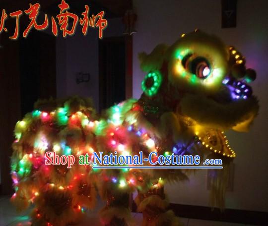 Supreme LED Lights Lion Dance Costumes Complete Set