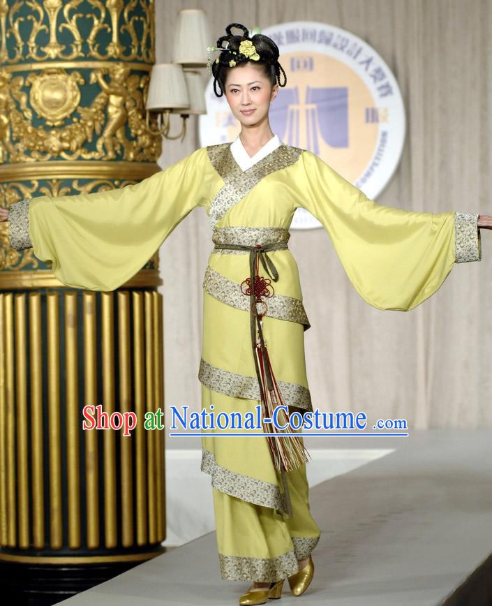 Ancient Chinese Han Fu Clothing Complete Set for Women