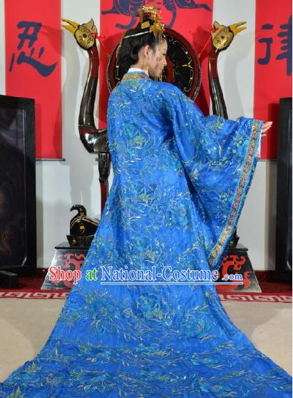 Traditional Ancient Chinese Tang Dynasty Wedding Outfit for Brides