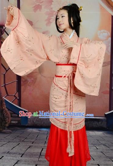 Traditional Ancient Chinese Han Dynasty Attire Clothing for Women