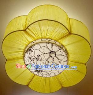 Unique Chinese Mandarin Style Fabric Ocean Flower Lantern