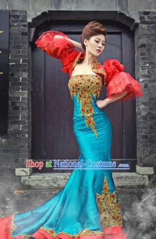 2013 New Design Shinning Lace Evening Dress