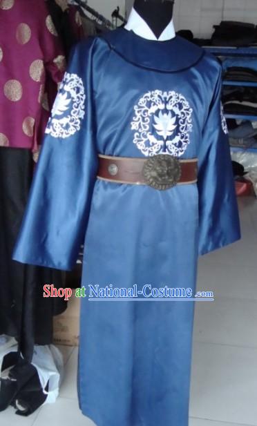 Ancient Chinese Di Ren Jie Detective Costumes and and Hat for Men