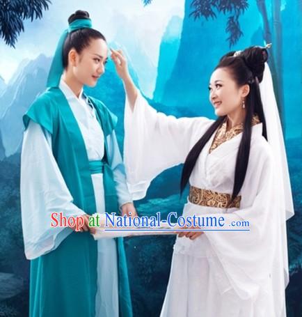 Xu Xian and Bai Suzhen Hangzhou Love Story Costumes Two Complete Sets