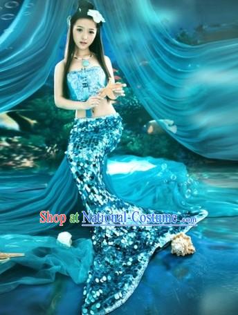 Traditional Chinese Mermaid Costume for Women