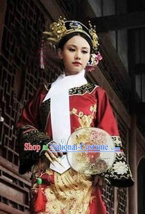 Empresses in the Palace Zhuan Huan Zhuan Empress Phoenix Robe and Hat Complete Set