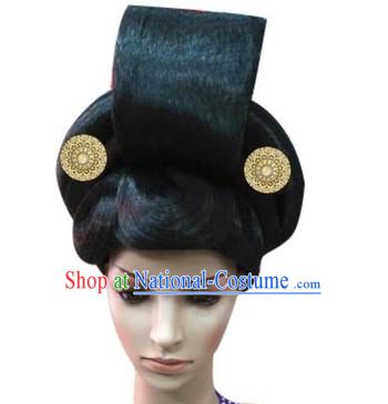 Ancient Chinese Tang Dynasty Female Wig