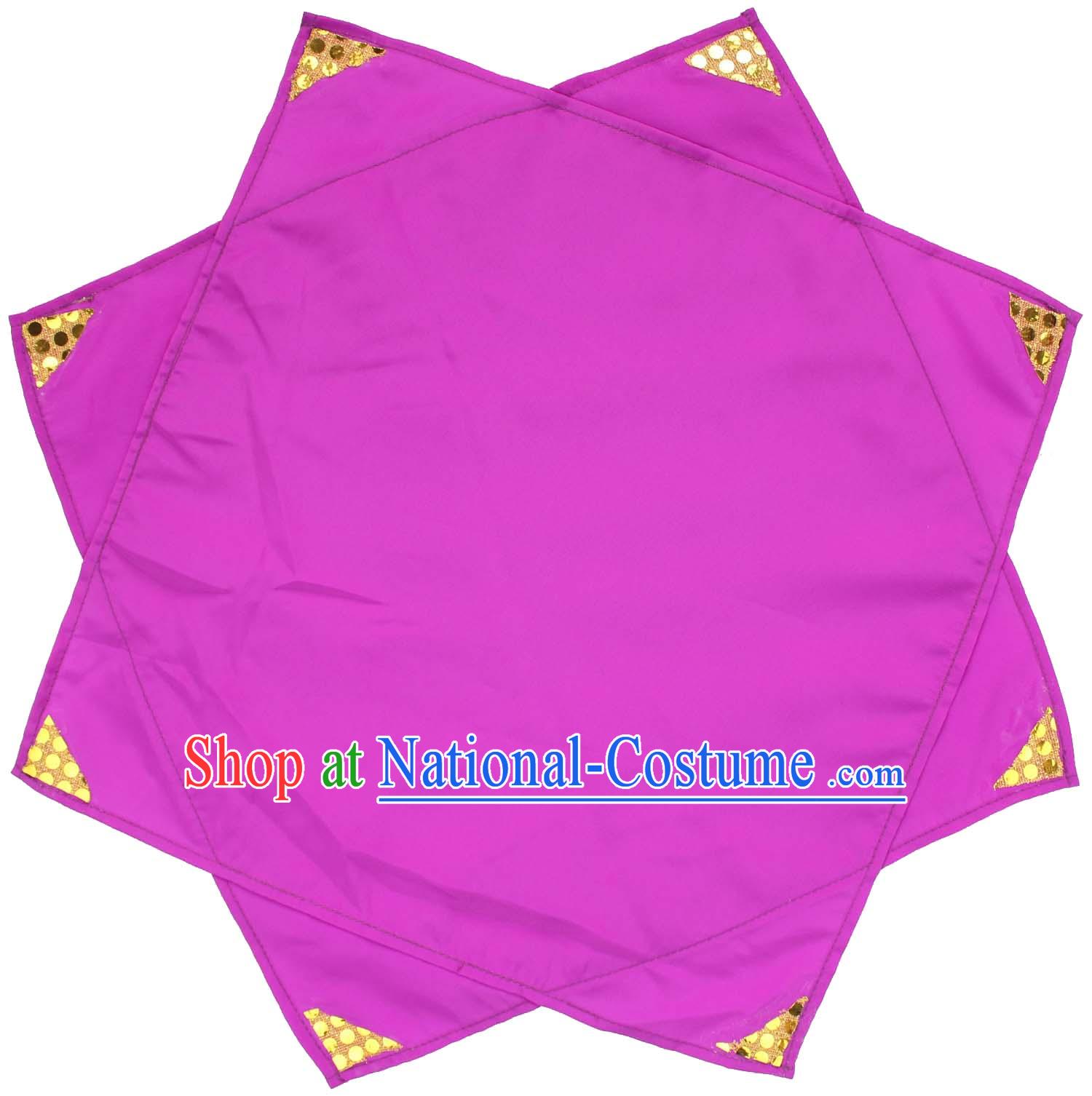 Traditional Chinese Purple Classical Dance Handkerchief