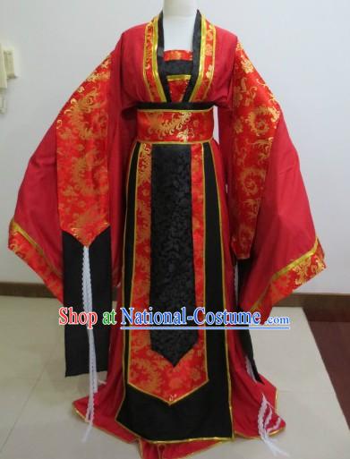 Traditional Chinese Ancient Hua Jian Meng Shi Wedding Outfit