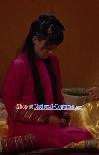 Qing Dynasty Chinese Zhong Yi Inside Outfit for Women