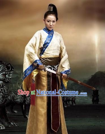 Traditional Ancient Chinese Knight Swordsman Costume for Men or Women