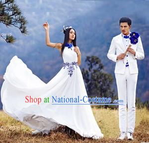 Photography Studio Use Wedding Dresses Clothing for Men and Women