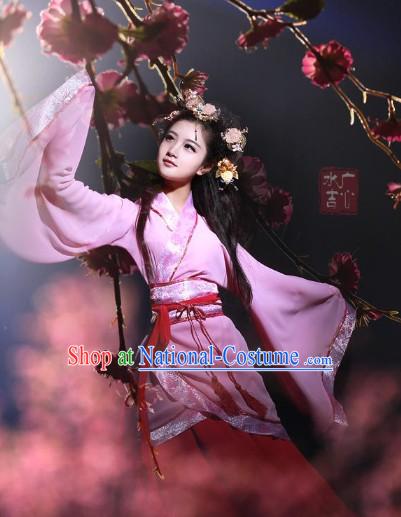 Chinese Classical Dancing Guzhuang Hanfu Outfit for Women