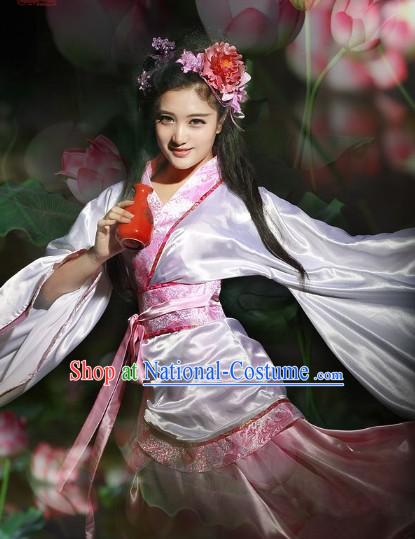 Chinese Classical Dancing Guzhuang Hanfu Outfit for Women