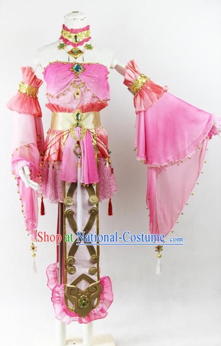 Ancient Chinese Xian Jian Qi Xia Legend Fairy Cosplay Costumes Complete Set for Women