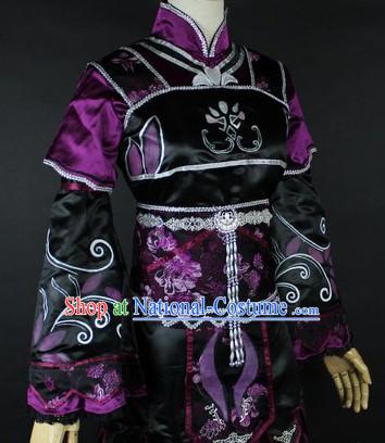 Ancient Chinese Purple LOLI COS COSPLAY Costumes for Women