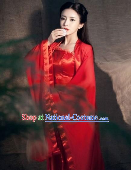 Dragon Lady Xiao Long Nv Red Costume for Women