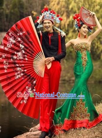 Chinese Classical Wedding Hats for Men and Women