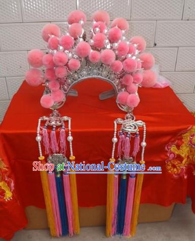 Pink Balls Phoenix Coronet for Women