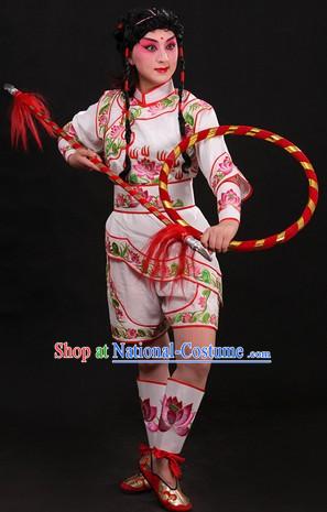 Nezha Divine Warrior in Chinese Mythology Costumes Complete Set