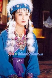 Fragrant Princess Xiangfei Dance Costumes and Hat