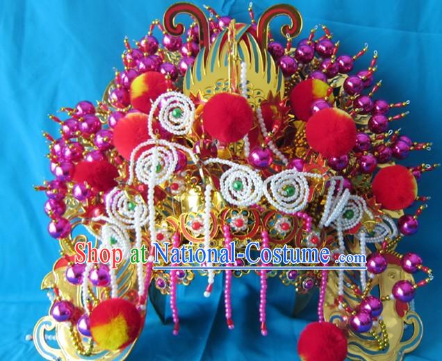 Traditional Chinese Opera Da Feng Guan Big Phoenix Coronet Crown