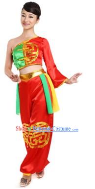 Traditional Chinese Drum Player Costumes for Women