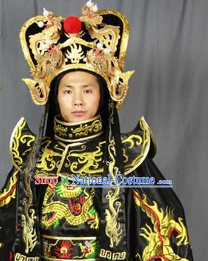 Bian Lian Mask Changing Dragon Embroidery Costumes Hat and 12 Masks