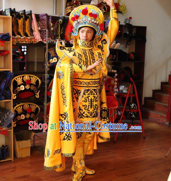 Sichuan s Face Changing Mask Performing Art Costume Pants Belt Hat and 10 Masks Complete Set for Men