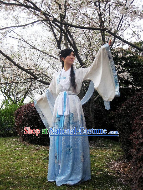 Wide Sleeves Hanfu Clothing Complete Set for Women