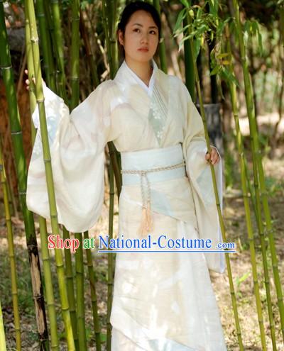 Ancient Chinese Hanfu Clothing Complete Set for Women