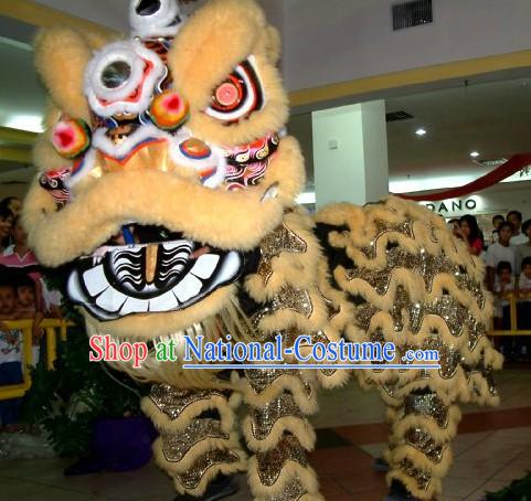 Professional Fut San Lion Dance Costumes Complete Set for Adults