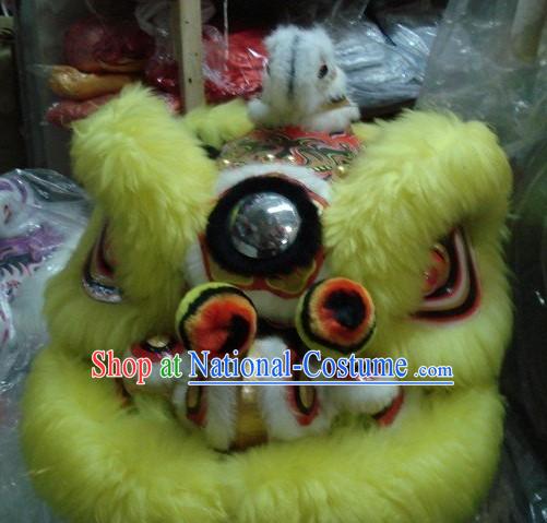 Professional Chinese Traditional Lion Dance Costumes Complete Set