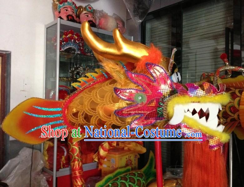 Traditional Chinese Performance and Parade Handmade Dragon Fish Prop Set