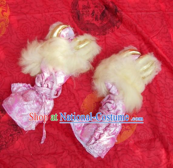 Dragon Fabric Lion Dance Claws for Professional Performance and Competition