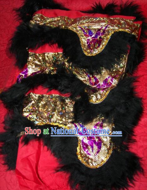 Good Quality Two Pairs of Lion Dance Pants and Claws Covers