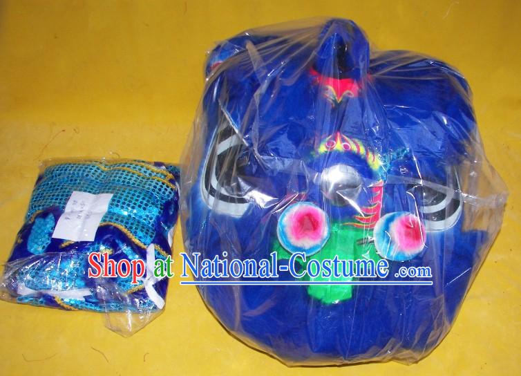 Blue Color One Person Children Size Lion Dance Costumes for Children