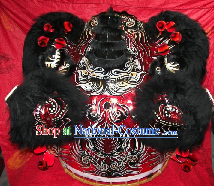 Top Quality Competition and Parade Chinese Lion Dance Costumes Complete Set