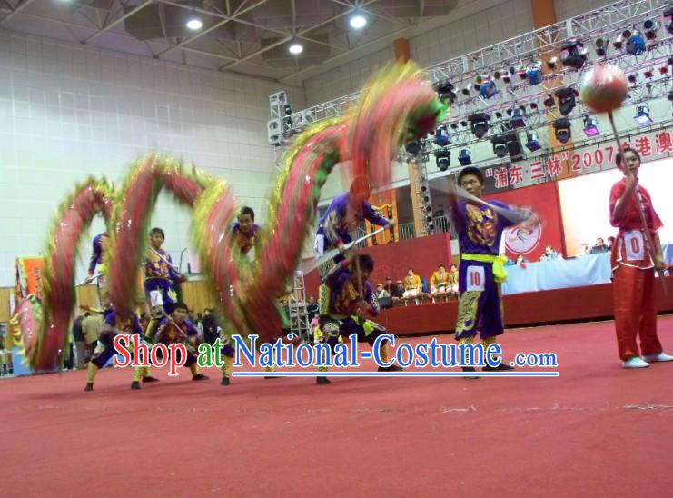 Traditional Chinese Southern Dragon Dance Costumes Complete Set