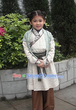 Ancient Traditional Chinese Hanfu Clothing for Kids